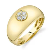 0.15CT DIAMOND CIRCLE RING