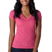 Tultex 244 Ladies' Poly-Rich Blend V-Neck Tee