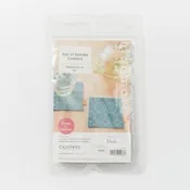 Sashiko Hidamari Pair of Coasters Kit - Blue
