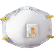 3M 8511 - N95 Particulate Respirator Mask, Cool Flow Exhalation Valve - (Box of 10)