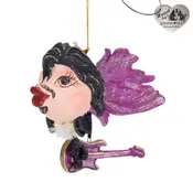 Goodwill Kissing fish ornament  purple highness rock star