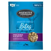 Elk Bites Freeze-Dried Complete & Balanced Food and Treats for Dogs, All Life Stages