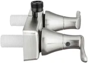 Brushed Satin Two Handle Faucet