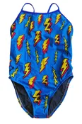 Bolts Blue Thin Strap