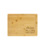 11.5 inch Bamboo Engraved Cutting Board with Drip Ring