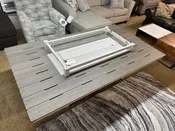42" x 84" Rustic Fire Table by Telescope Casual 6F3YRX001