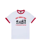7 WONDERS VISITED RINGER T-SHIRT
