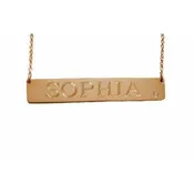 Bar Nameplate Necklace