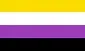 2"x3" Non-binary Pride Sticker