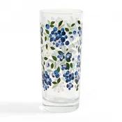Blueberry Field Tall Juice Glass