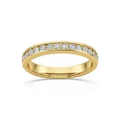 14k Yellow Gold Channel Set Band 0.25ctw