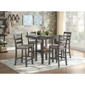 5-Piece Pack Counter Height Set — Furniture Mattress Depot