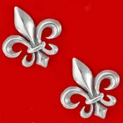 A Petite Fleur de Lis Post Earring