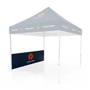 10ft Canopy Tent Side Wall Graphic and Rail
