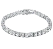 5MM TENNIS BRACELET - 17Carats - Sterling Silver