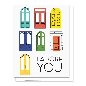 Adore Card — Quick Brown Fox Letterpress