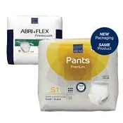 Absorbent Underwear Abena® Premium Pants S1 Pull On with Tear Away Seams Adult Small Unisex Disposable Heavy Absorbency #1000021318
