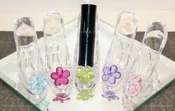 Acrylic Shoes with Flowers