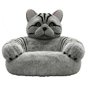 Cat Whiskers Love Seat - A Purrfectly Plush Companion