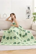 AVOCADO PATTERN THROW BLANKET