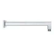Aquamoon 15" Shower arm Wall Square Chrome with Flange