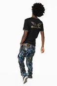 ARCHIVE LIMITED EDITION WARRIOR MILITARY JEAN IN BABA BLUE WASH WITH CRYSTALS