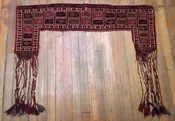 Antique Persian Baluch Tent Hanging 5' x 2'