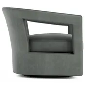 Alana Leather Swivel Chair