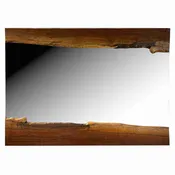Claro walnut live edge mirror