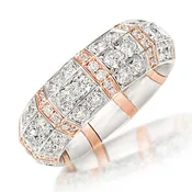 18KW & Rose Gold Xpandable Picchiotti ring