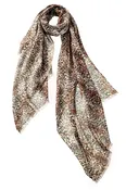 Alpine Cashmere African Leopard Scarf Featherweight Cashmere | Browns - 100% Cashmere