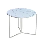43" Folding Table Multi-Use in White Carrera