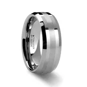 6 mm Tungsten with Platinum Inlay Band - H289TR-6