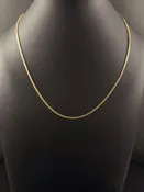 10K Gold Curb Chain Necklace 21 in