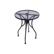 24″ Round Wrought Iron Mesh Top complete w/base MT24R