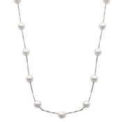 7-7.5 MM Fresh Water Pearl Necklace 17 Inches