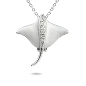SS 925 Manta Ray Pendant