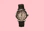 Runwell Stainless Case, White Face, Black Leather Strap, 36 mm — Farm & Home