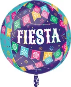 16" Fiesta Time Orbz Balloon – Spherical Mylar, Helium or Flat Shipping