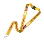 Custom Breakaway Lanyard | Full Color Print | Soft Polyester | Lobster Clip Attachment