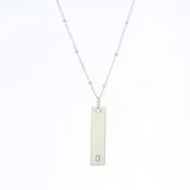 Bar Letter Necklace
