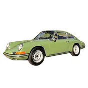2.5 Liter Leaf Green Porsche 912 Sunroof Hotrod, 1968