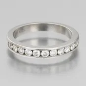 Tiffany & Co. 950 Platinum and Diamond Band —   DeWitt's Diamond & Gold Exchange