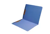 11 pt Blue Folders, Full Cut Reinforced Top Tab, Letter Size, Fastener Pos #1 and #3 (Box of 50)
