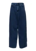 8OZ Denim Chemical Wash Side Braid Jeans (Indigo)