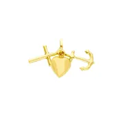 Anchor, Cross, and Heart