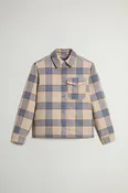 Alaskan Checked Overshirt in Padded Wool Blend