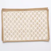 Anika Beige Placemat | Set of 4