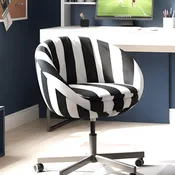 Black and White Stripe Slipcover – Compatible with IKEA Skruvsta Chair