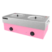 Extra Large Double Hybrid Pink Hard Wax Warmer - 10 Lb x 2 (20 Lb Total)